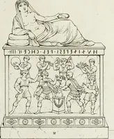 An illustration from A collection of vases, altars, paterae, tripods, candelabra sarcophagi, &c. from various museums and collections : engraved on 170 plates (1814)