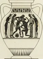 An illustration from A collection of vases, altars, paterae, tripods, candelabra sarcophagi, &c. from various museums and collections : engraved on 170 plates (1814)