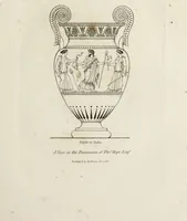 An illustration from A collection of vases, altars, paterae, tripods, candelabra sarcophagi, &c. from various museums and collections : engraved on 170 plates (1814)