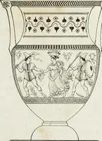 An illustration from A collection of vases, altars, paterae, tripods, candelabra sarcophagi, &c. from various museums and collections : engraved on 170 plates (1814)