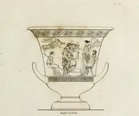 An illustration from A collection of vases, altars, paterae, tripods, candelabra sarcophagi, &c. from various museums and collections : engraved on 170 plates (1814)