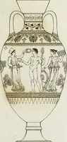 An illustration from A collection of vases, altars, paterae, tripods, candelabra sarcophagi, &c. from various museums and collections : engraved on 170 plates (1814)