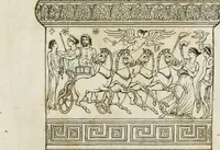 An illustration from A collection of vases, altars, paterae, tripods, candelabra sarcophagi, &c. from various museums and collections : engraved on 170 plates (1814)