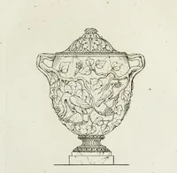An illustration from A collection of vases, altars, paterae, tripods, candelabra sarcophagi, &c. from various museums and collections : engraved on 170 plates (1814)