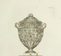 An illustration from A collection of vases, altars, paterae, tripods, candelabra sarcophagi, &c. from various museums and collections : engraved on 170 plates (1814)