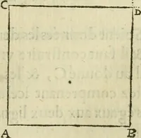 An illustration from Collection ov recveil de divers traictez mathematiqves. A sçauoir; d'arithmetiqve, d'algebre, de la solution de diuers problemes & questions, tant geometriques, qu'astronomiques. Comme aussi de plusieurs moyens pour mesurer toutes sortes de quantitez, soient lignes, superficies & corps. Item, de la sphere du monde, auec l'vsage & pratique tant de l'astrolabe, du quarré geometrique, & des globes, que du compas de proportion: et encore de la construction des fortifications practiquées aux Pays Bas (1621)