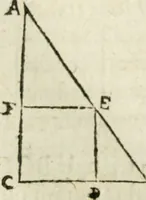 An illustration from Collection ov recveil de divers traictez mathematiqves. A sçauoir; d'arithmetiqve, d'algebre, de la solution de diuers problemes & questions, tant geometriques, qu'astronomiques. Comme aussi de plusieurs moyens pour mesurer toutes sortes de quantitez, soient lignes, superficies & corps. Item, de la sphere du monde, auec l'vsage & pratique tant de l'astrolabe, du quarré geometrique, & des globes, que du compas de proportion: et encore de la construction des fortifications practiquées aux Pays Bas (1621)