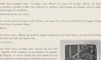 An illustration from Collection S. Bing. : Objets d'art et peintures du Japon et de la Chine dont la vente aura lieu du lundi 7 au samedi 12 mai 1906 inclus dans les galeries de MM. Durand-Ruel (1906)