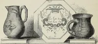 An illustration from Collections towards a history of pottery and porcelain, in the 15th, 16th, 17th, and 18th centuries : with a description of the manufacture, a glossary, and a list of monograms (1850)