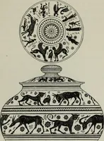 An illustration from Collections towards a history of pottery and porcelain, in the 15th, 16th, 17th, and 18th centuries : with a description of the manufacture, a glossary, and a list of monograms (1850)