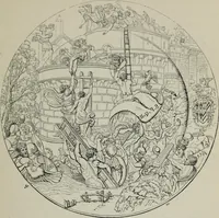 An illustration from Collections towards a history of pottery and porcelain, in the 15th, 16th, 17th, and 18th centuries : with a description of the manufacture, a glossary, and a list of monograms (1850)