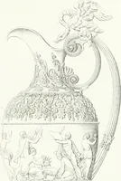 An illustration from Collezione di soggetti ornamentali ed architettonici inventati e disegnati da Domenico Moglia (1837)