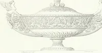 An illustration from Collezione di soggetti ornamentali ed architettonici inventati e disegnati da Domenico Moglia (1837)