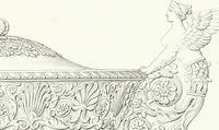 An illustration from Collezione di soggetti ornamentali ed architettonici inventati e disegnati da Domenico Moglia (1837)