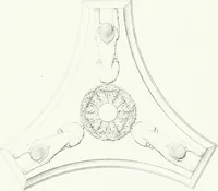 An illustration from Collezione di soggetti ornamentali ed architettonici inventati e disegnati da Domenico Moglia (1837)