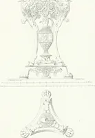 An illustration from Collezione di soggetti ornamentali ed architettonici inventati e disegnati da Domenico Moglia (1837)