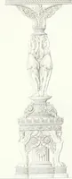 An illustration from Collezione di soggetti ornamentali ed architettonici inventati e disegnati da Domenico Moglia (1837)