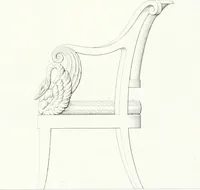 An illustration from Collezione di soggetti ornamentali ed architettonici inventati e disegnati da Domenico Moglia (1837)