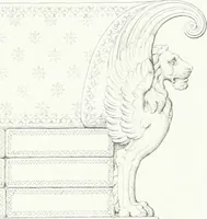 An illustration from Collezione di soggetti ornamentali ed architettonici inventati e disegnati da Domenico Moglia (1837)