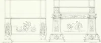 Picture 51 of 96 from Collezione di soggetti ornamentali ed architettonici inventati e disegnati da Domenico Moglia (1837), leaf 62