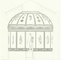 An illustration from Collezione di soggetti ornamentali ed architettonici inventati e disegnati da Domenico Moglia (1837)
