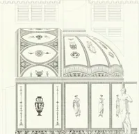 An illustration from Collezione di soggetti ornamentali ed architettonici inventati e disegnati da Domenico Moglia (1837)