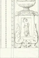 An illustration from Collezione di soggetti ornamentali ed architettonici inventati e disegnati da Domenico Moglia (1837)