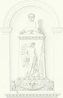 An illustration from Collezione di soggetti ornamentali ed architettonici inventati e disegnati da Domenico Moglia (1837)