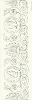 An illustration from Collezione di soggetti ornamentali ed architettonici inventati e disegnati da Domenico Moglia (1837)