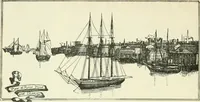 An illustration from The colonial book of the Towle Mfg. Co. Which is intended to delineate and describe some quaint and historic places in Newburyport and vicinity and show the origin and beauty of the colonial pattern of silverware (1898)