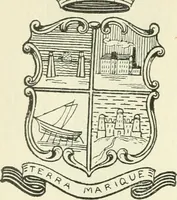 An illustration from The colonial book of the Towle Mfg. Co. Which is intended to delineate and describe some quaint and historic places in Newburyport and vicinity and show the origin and beauty of the colonial pattern of silverware (1898)