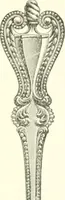 An illustration from The colonial book of the Towle Mfg. Co. Which is intended to delineate and describe some quaint and historic places in Newburyport and vicinity and show the origin and beauty of the colonial pattern of silverware (1898)