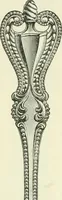 An illustration from The colonial book of the Towle Mfg. Co. Which is intended to delineate and describe some quaint and historic places in Newburyport and vicinity and show the origin and beauty of the colonial pattern of silverware (1898)