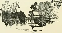 An illustration from The colonial book of the Towle Mfg. Co. Which is intended to delineate and describe some quaint and historic places in Newburyport and vicinity and show the origin and beauty of the colonial pattern of silverware (1898)