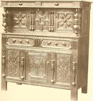 An illustration from The colonial furniture of New England : A study of the domestic furniture in use in the seventeenth and eighteenth centuries (1892)