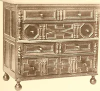 An illustration from The colonial furniture of New England : A study of the domestic furniture in use in the seventeenth and eighteenth centuries (1892)