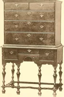 An illustration from The colonial furniture of New England : A study of the domestic furniture in use in the seventeenth and eighteenth centuries (1892)