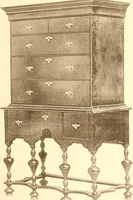 An illustration from The colonial furniture of New England : A study of the domestic furniture in use in the seventeenth and eighteenth centuries (1892)