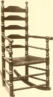An illustration from The colonial furniture of New England : A study of the domestic furniture in use in the seventeenth and eighteenth centuries (1892)