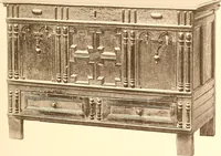 An illustration from The colonial furniture of New England : A study of the domestic furniture in use in the seventeenth and eighteenth centuries (1892)