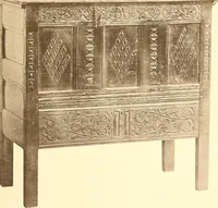 An illustration from The colonial furniture of New England : A study of the domestic furniture in use in the seventeenth and eighteenth centuries (1892)