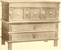 An illustration from The colonial furniture of New England : A study of the domestic furniture in use in the seventeenth and eighteenth centuries (1892)
