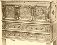 An illustration from The colonial furniture of New England : A study of the domestic furniture in use in the seventeenth and eighteenth centuries (1892)