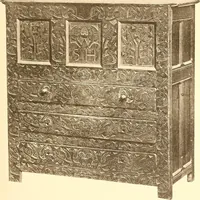 An illustration from The colonial furniture of New England : A study of the domestic furniture in use in the seventeenth and eighteenth centuries (1892)