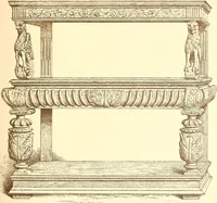 An illustration from The colonial furniture of New England : A study of the domestic furniture in use in the seventeenth and eighteenth centuries (1892)