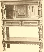An illustration from The colonial furniture of New England : A study of the domestic furniture in use in the seventeenth and eighteenth centuries (1892)