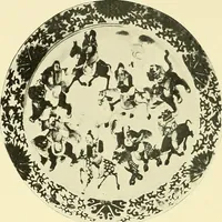 An illustration from The color blue in pottery and porcelain (1902)