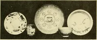An illustration from The color blue in pottery and porcelain (1902)