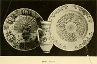 An illustration from The color blue in pottery and porcelain (1902)