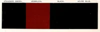 An illustration from Color card : February 1894, H.W. Johns M'f'g Co., manufacturers of the standard paints for structural purposes, roof paints, wood stains, varnishes, etc. (1894)